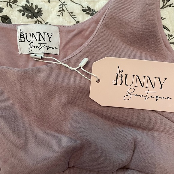 Lilac Cozy Bunny Sweat Bra - Picture 3 of 6